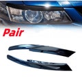 Pair LH+RH Head Light + Eyelids Black For Holden Commodore VY SS SV8 2002~2004