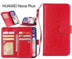 HUAWEI Nova Plus Case triple wallet leather case 9 card slots