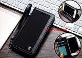 HTC ONE X9 Case Wallet Denim Leather Case