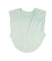 Mouchette Womens Distressed Stripes Graphic T-Shirt