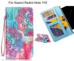 Xiaomi Redmi Note 11S case 3 card leather wallet case printed ID