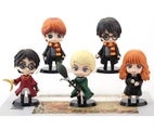 6pcs Harry potter Movie - cake topper Decoration Doll (Harry, Hermione, Ron)