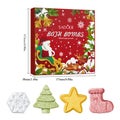Set of 4 Christmas Tree Ginger bread Bath Salt Ball
