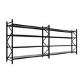Double Bay Commercial Shelving 4965 L x 2000 H x 600 D