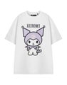 Hello Kitty White Short Sleeved T-Shirt (Womens)