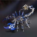 Colorful 3D Metal Scorpion King Toy Assembly Decoration nical Puzzle Diy Adul...