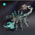 Colorful 3D Metal Scorpion King Toy Assembly Decoration nical Puzzle Diy Adul...