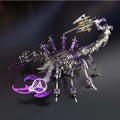 Colorful 3D Metal Scorpion King Toy Assembly Decoration nical Puzzle Diy Adul...