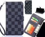 Samsung S20 FE Case Grid Wallet Leather Case
