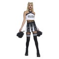 Fever Vamp Cheerleader Black &amp; White Adult