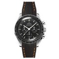Textured Curved End Rubber Watch Strap for Omega Speedmaster Moonwatch - Grey...