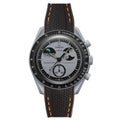 Textured Curved End Silicone Watch Band for Omega x Swatch MoonSwatch Mission...