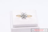 2.00ct TDW Diamond Solitaire Ring in 14ct Yellow Gold $13,000