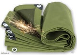 Tarpaulin Heavy Duty 4m x 4m 600gsm .7mm thick mold/flame/UV resistant