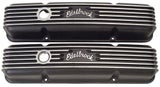 Edelbrock Classic Aluminium Series Valve Covers - Black Finish (ED41443)