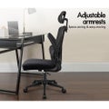 Mesh Office Chair Executive Computer Fabric Seat Study Work Gaming- All black