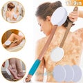 1 set Bath Body Cream Skin Lotion Applicator Back Shower Brush Sponge Massage...