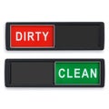 New Non-Scratch Clean Dirty Dishwasher Magnet Clean Sign Indicator