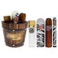 Cuba Cuba Jungle Zebra by Cuba for Women - 4 Pc Gift Set 3.4oz EDP Spray, 1.1...