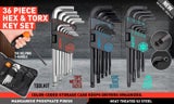 HORUSDY Hex Torx Key Long End Star Allen Wrench Ball Keys Metric SAE 2037215