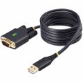 StarTech.com 6.6ft (2m) USB to Serial Adapter Cable, COM Retention, FTDI, DB9 RS