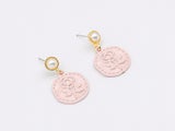 Stylish Gold-Plated Elegant Pearl Earrings