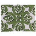 ThemisZ Mosaic Linen Placemats Set 2pce Green