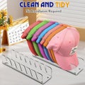 2Pcs Hat Stand for Baseball Caps Clear Acrylic Hat Holder