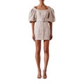 Shona Joy Hamilton Off-the-Shoulder Fitted Mini Dress - Size 8