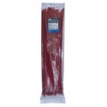 Isl 533 x 7.6mm Uv Nylon Cable Tie - Red - 100 Pack
