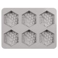 6 Cavities 3d Bee Honeycomb Soap Molds Hexagon Silicone Molds For Honeycomb Cake
