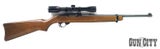 22 Ruger 10/22 Blued Wood 18.5" with 4x32 Scope