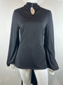 Ketz-Ke stunning elegant black coloured top size 12