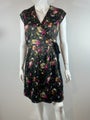 Who's Henry stunning multi coloured open dress with ties size 10