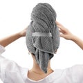 NEW Extra Large Microfiber Hair Drying Towel Wrap Super Soft Hair Wrap