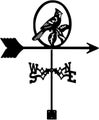 House Decor weathervane wind vane Roof Weather Vane Garden Mount Yard Decorati
