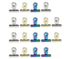 18pcs Nail Extension Clip Stainless Steel Pinching Fixing Clamp Paper