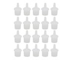 20pcs Eyelash Glue Bottle Nozzle ABS Glossy Extension Glue Replacement