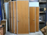 Tall Rimu Flush Doors in Frames