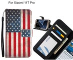 Xiaomi 11T Pro case 3 card leather wallet case printed ID