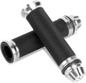 Universal Motorcycle Handlebar Grips Cnc Aluminum Rubber Motorbike Handle Bar Gr