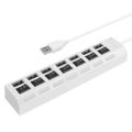 USB Hub Splitter Power Cable Expander 480Mbp for Household Computer Safety Part