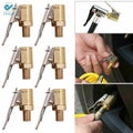 Deago 2Pcs Tire Brass Valve Air Hose Chuck Airline Inflator Connector Clip On Ca
