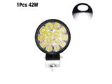 9 LED 27W 16 LED 48W Spot Work Light 12V 24V Car LED Spotlight Square Round