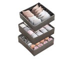 3 Pack Bra Socks Underwear Organizer Foldable Closet Organizer Drawer Divid