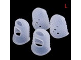 4Pcs/Set Silicone Finger Guards Guitar Fingertip Protectors For Ukulele Guitar