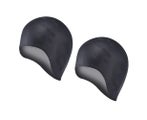 Unisex Swim Cap for short &amp; Long Hair Silicone Swimming Caps Cover Ears Swi