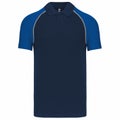 Kariban Mens Contrast Pique Baseball Polo Shirt