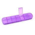Mini Pill Box Weekly Medicine Organizer Portable 7-Compartment