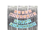 3Pcs 2M Fringe Backdrop Curtain Photo Booth Props Celebration Party Decoration-S
